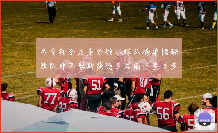 冬季转会后身价缩水球队榜单揭晓狼队那不勒斯桑德兰居前三皇马多特也在其中